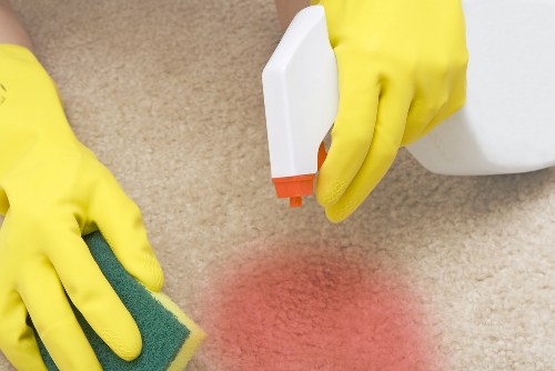 Northwood carpet stain removal in a bright living room
