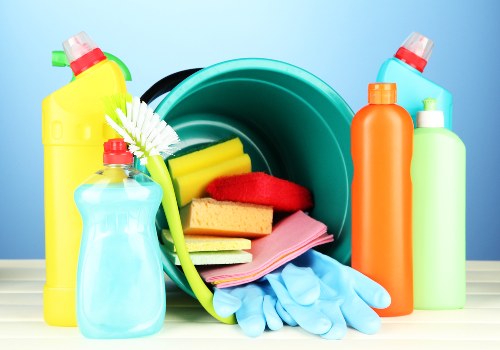 Northwood carpet cleaners working safely in a tidy room